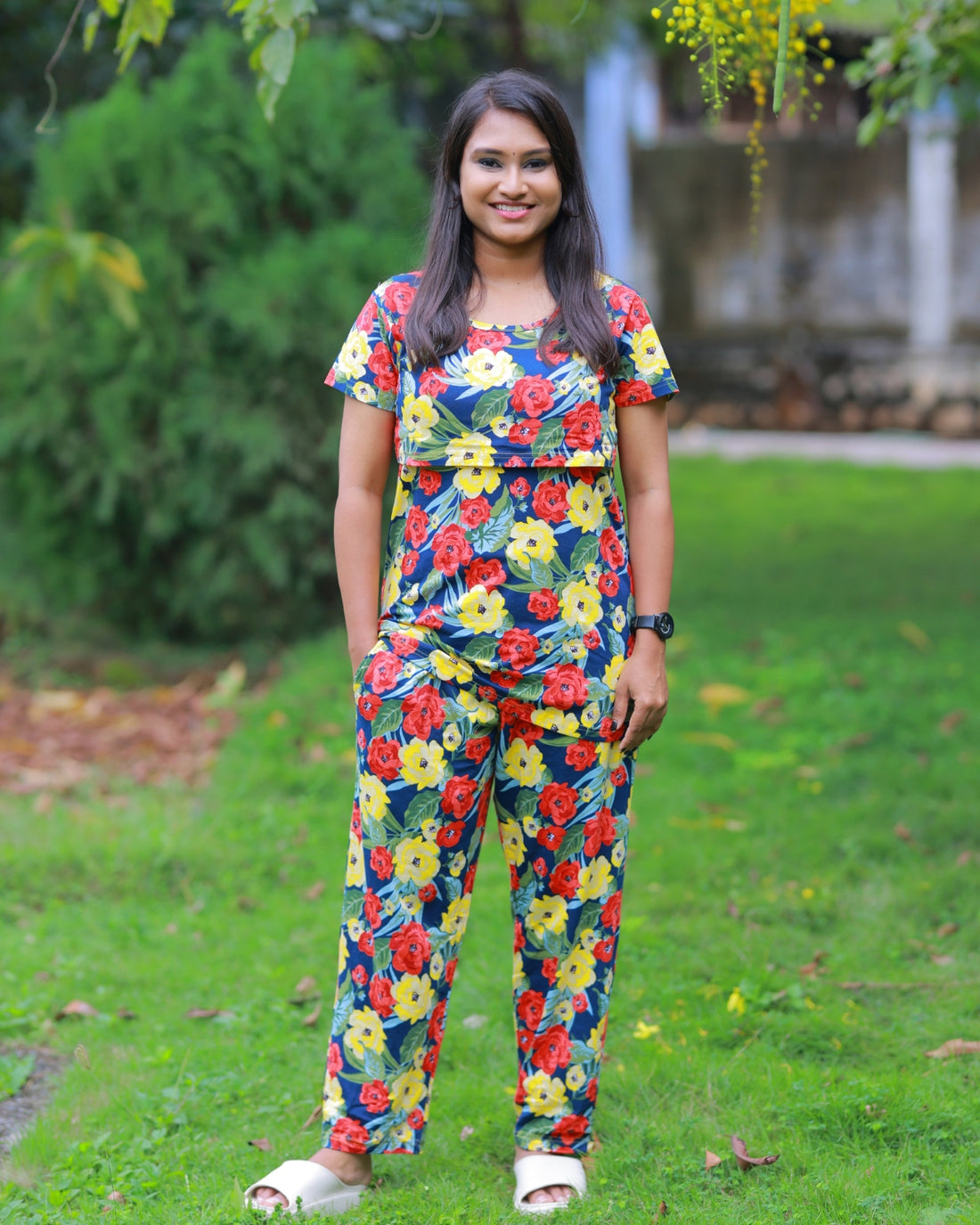 Poorvi | Zipless Feeding Pant Set