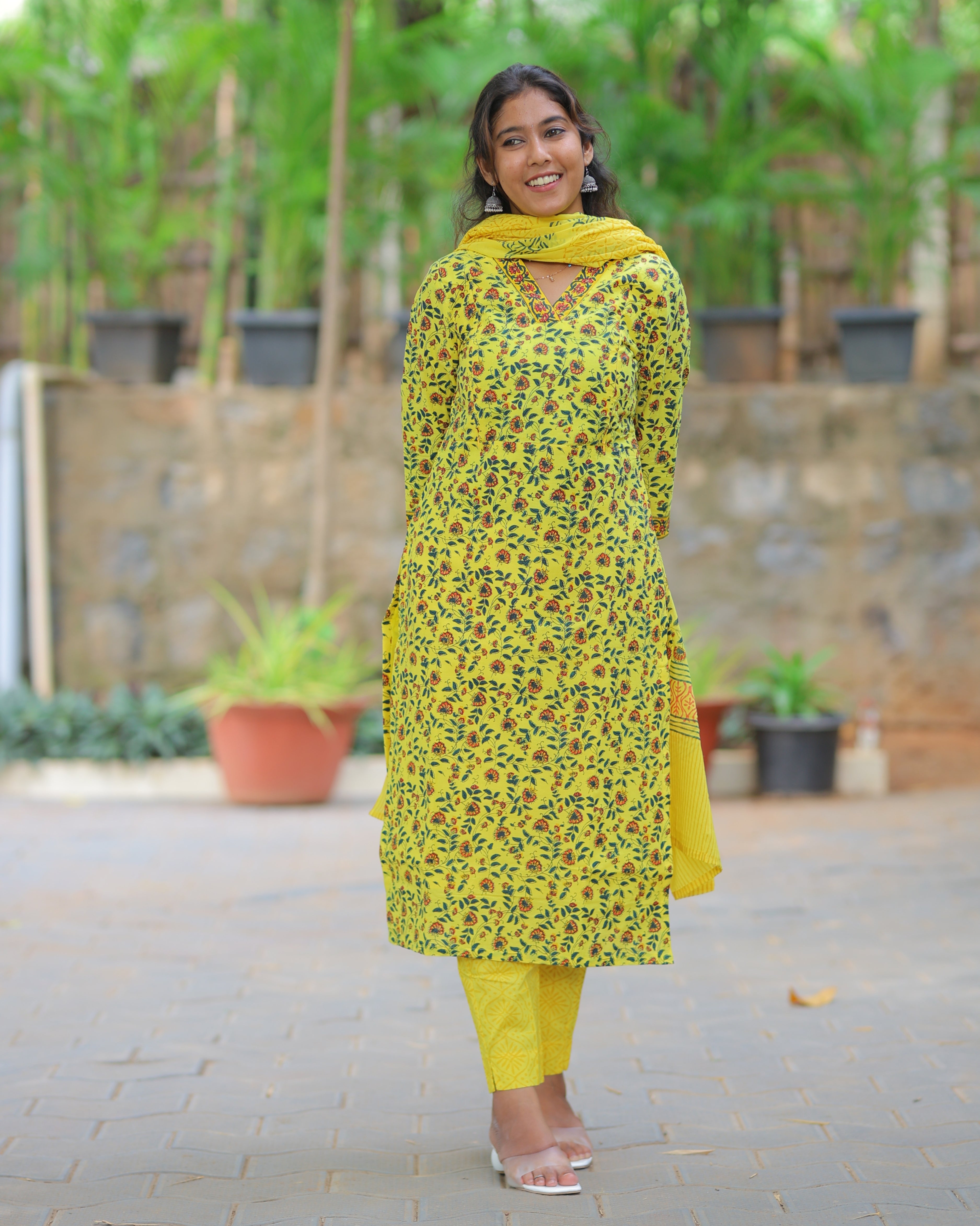 Illaiya | Maternity Kurti with Lining [TOP + PANT + DUPATTA]