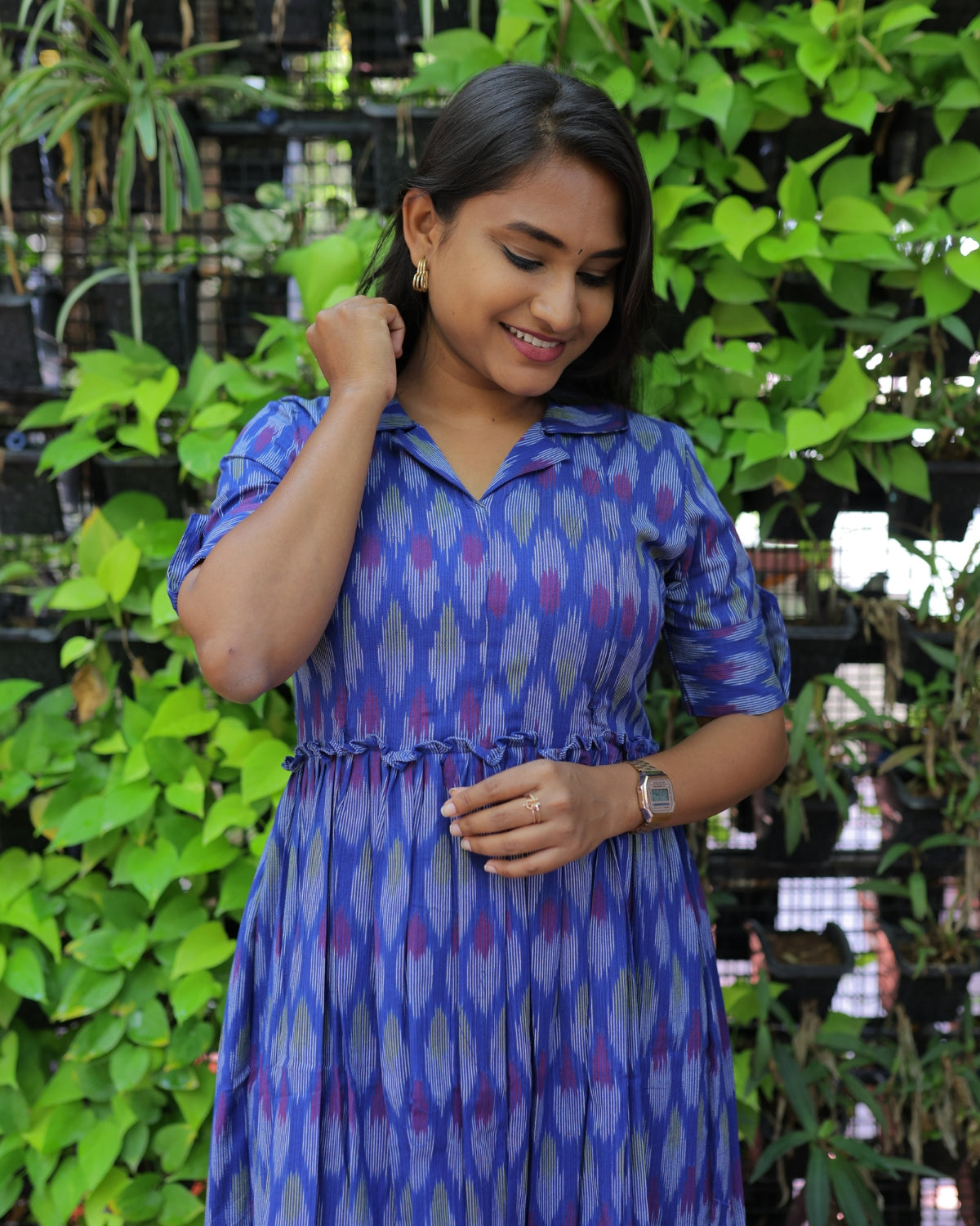 Bhu-Ikkat | Maternity Kurti