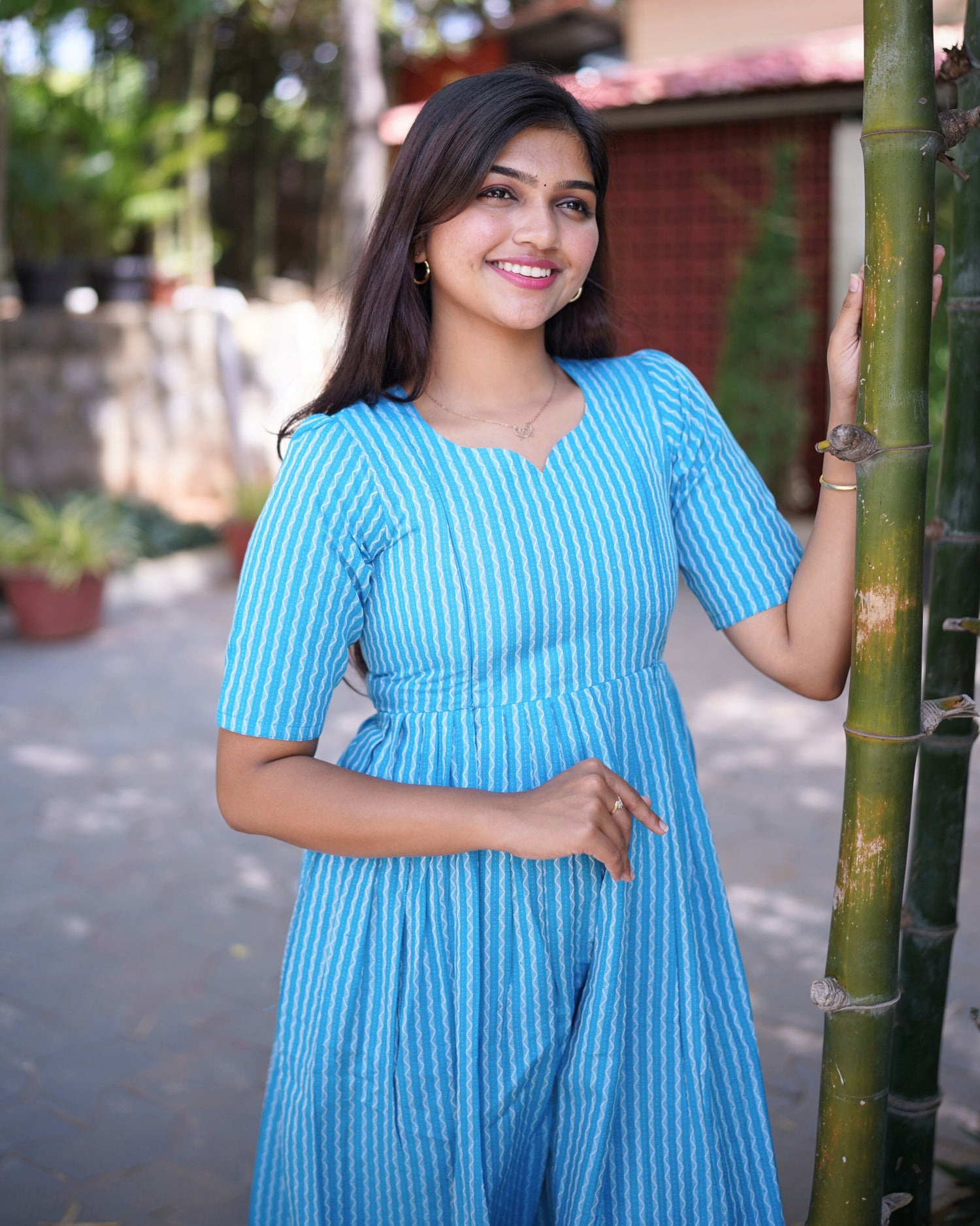 B-Parvati | Maternity Maxi with Top Lining [Double Side Zips] - DISPATCH DATE _ SEP 01