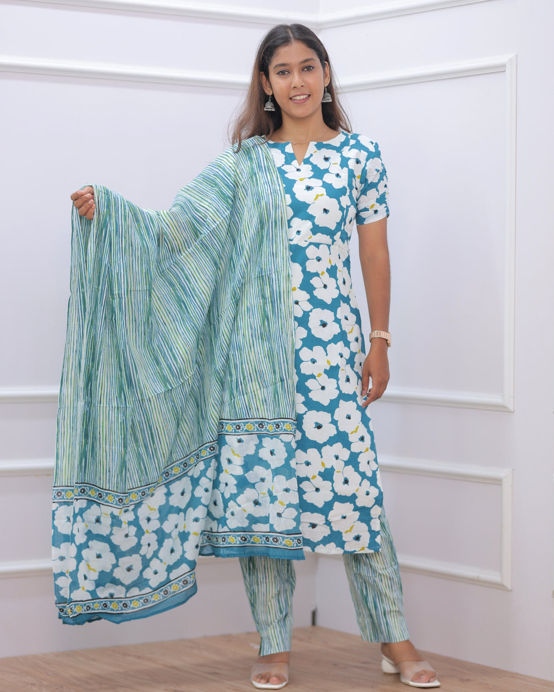 Kiara | Maternity Kurti with Lining [TOP + PANT + DUPATTA]