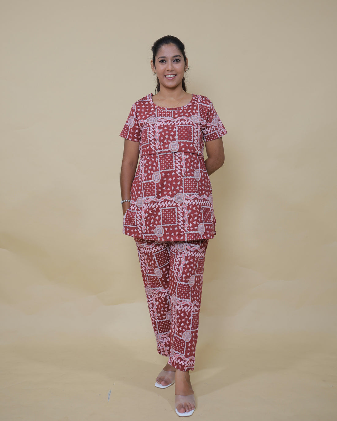 Kashvi | Zipless Feeding Pant Set