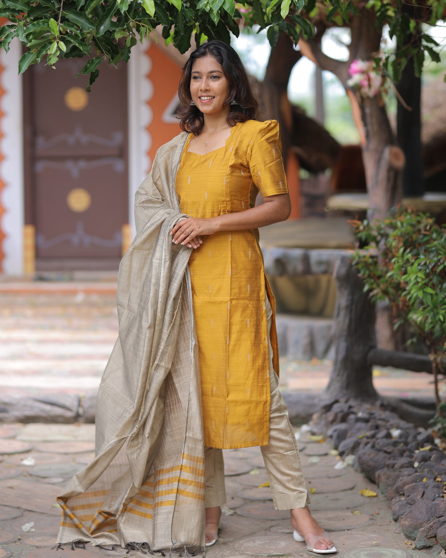 Kumutha | Maternity Kurti with Lining [TOP + PANT + DUPATTA]