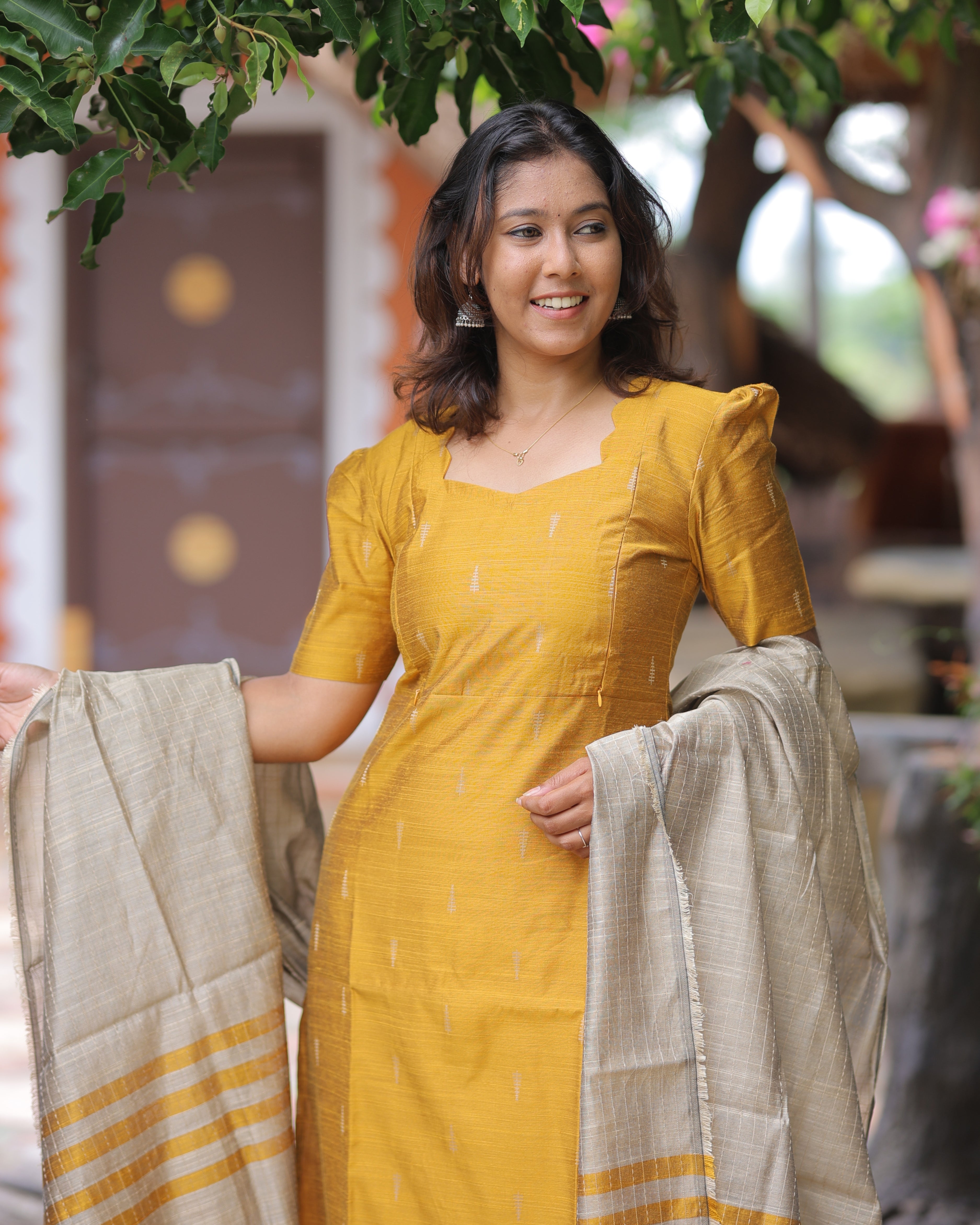 Kumutha | Maternity Kurti with Lining [TOP + PANT + DUPATTA]