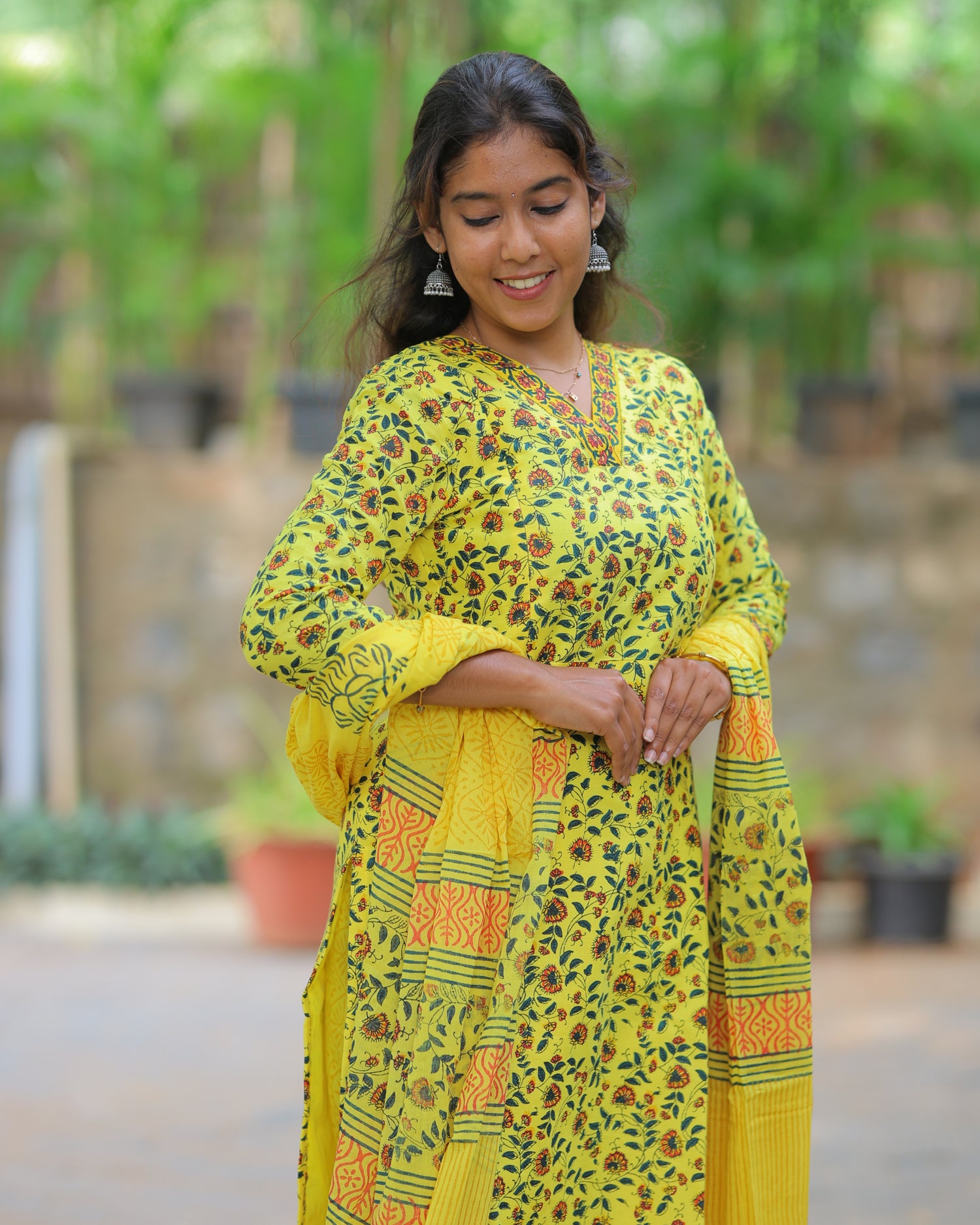 Illaiya | Maternity Kurti with Lining [TOP + PANT + DUPATTA]