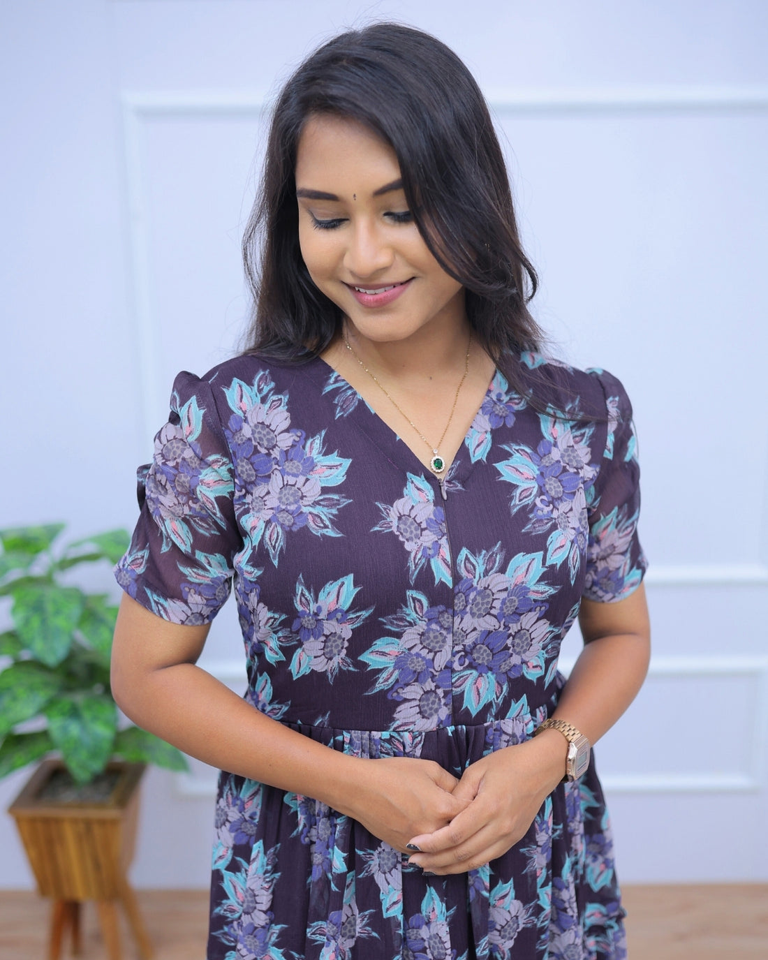 Deepa | Maternity Kurti with Lining [CENTER ZIP]
