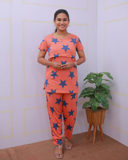 Natasha | Zipless Feeding Pant Set