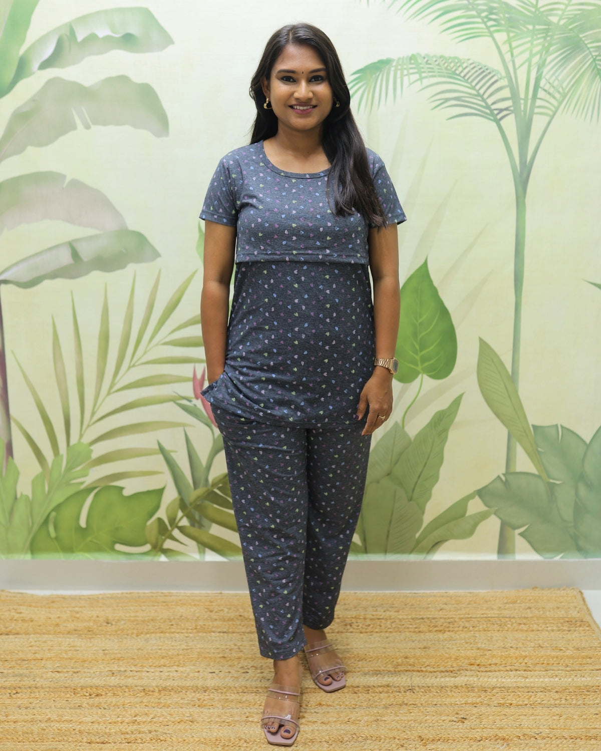 Kasni | Zipless Feeding Pant Set