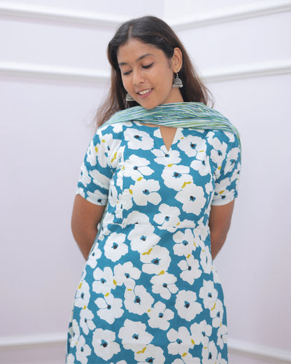 Kiara | Maternity Kurti with Lining [TOP + PANT + DUPATTA]