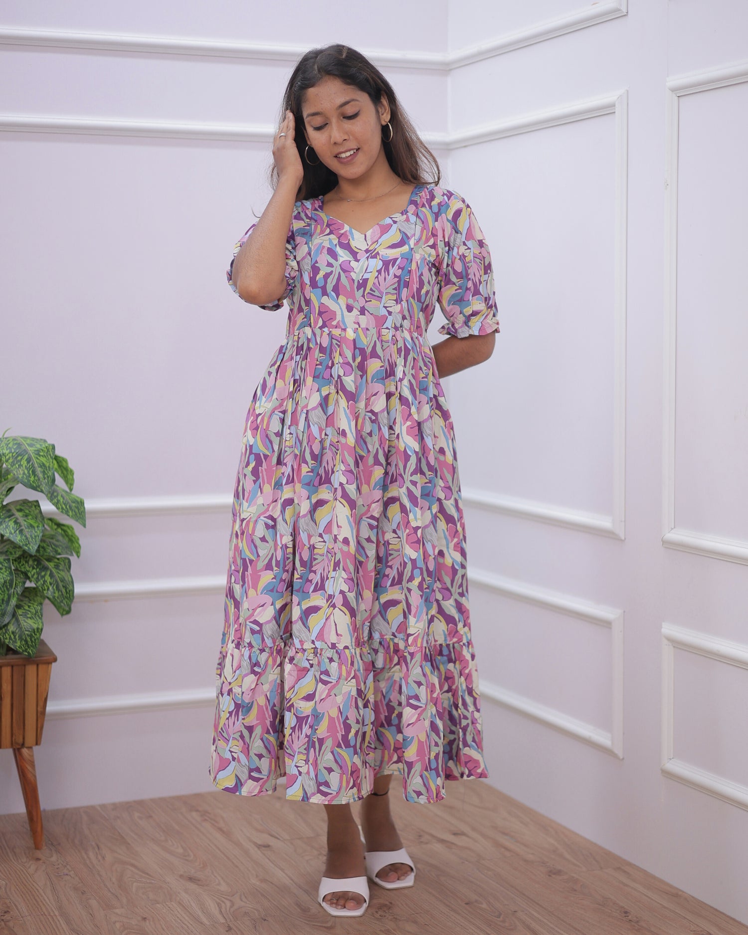 Pretty | Maternity Maxi [Double Side Zips]