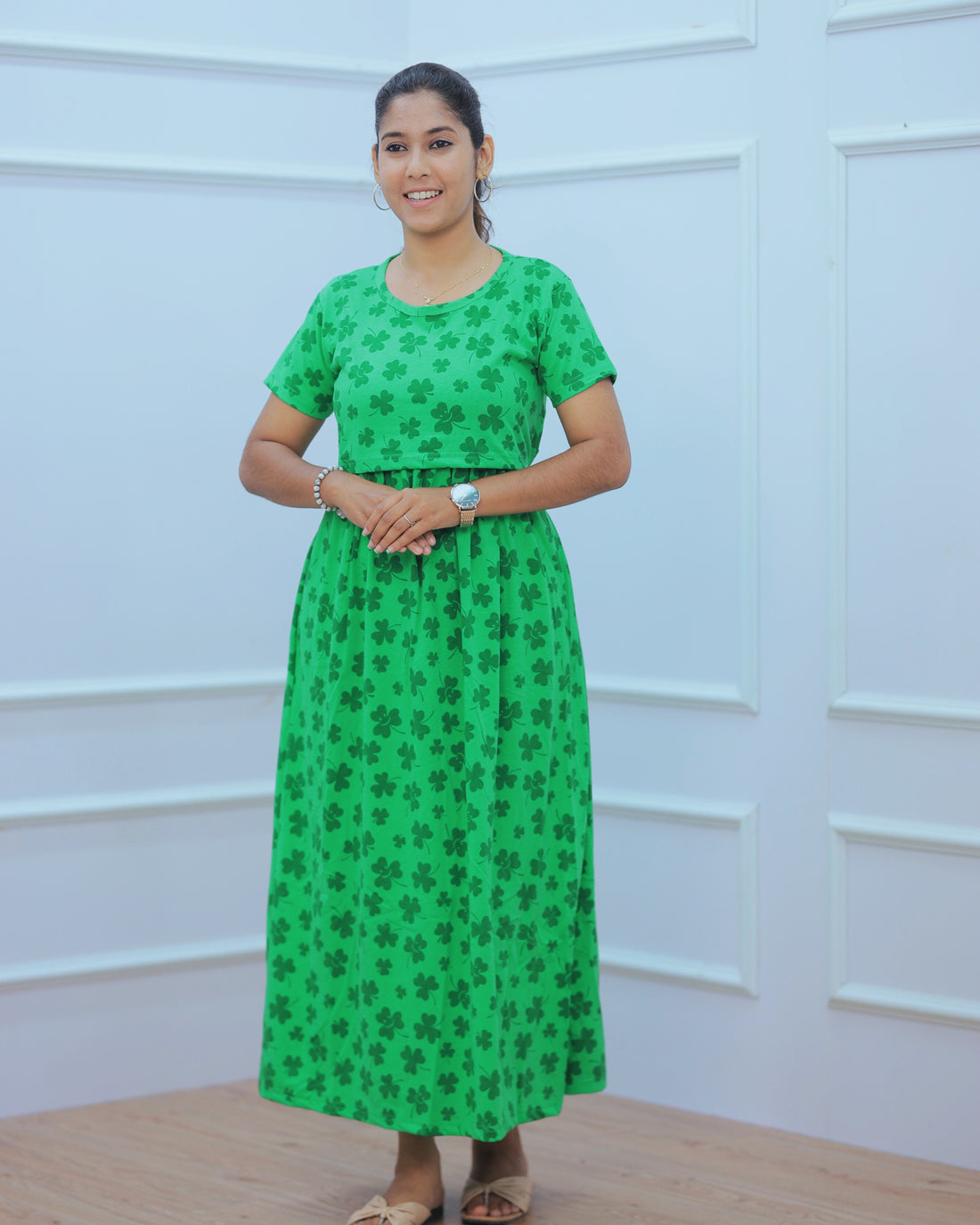 Flair | Zipless Maternity Dress - Normal Sleeves | Full Length