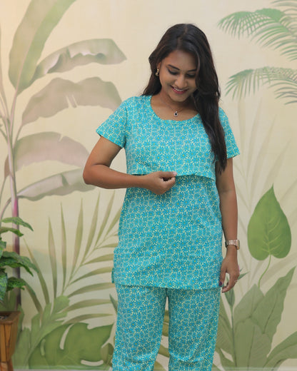 Roopa | Zipless Feeding Pant Set