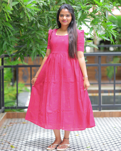 Kadhambari | Maternity Maxi with Full Lining [Double Side Zips]
