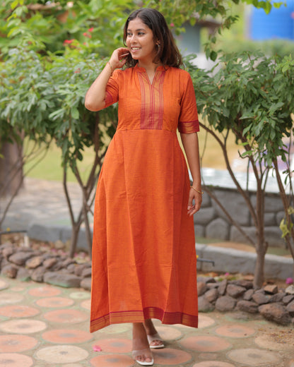 Mangai V1 | Maternity Maxi with Lining [Double Side Zips]