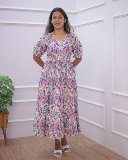 Pretty | Maternity Maxi [Double Side Zips]
