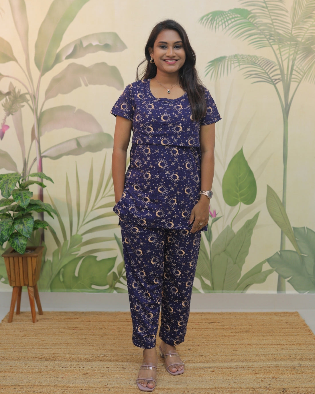 Keerthi | Zipless Feeding Pant Set