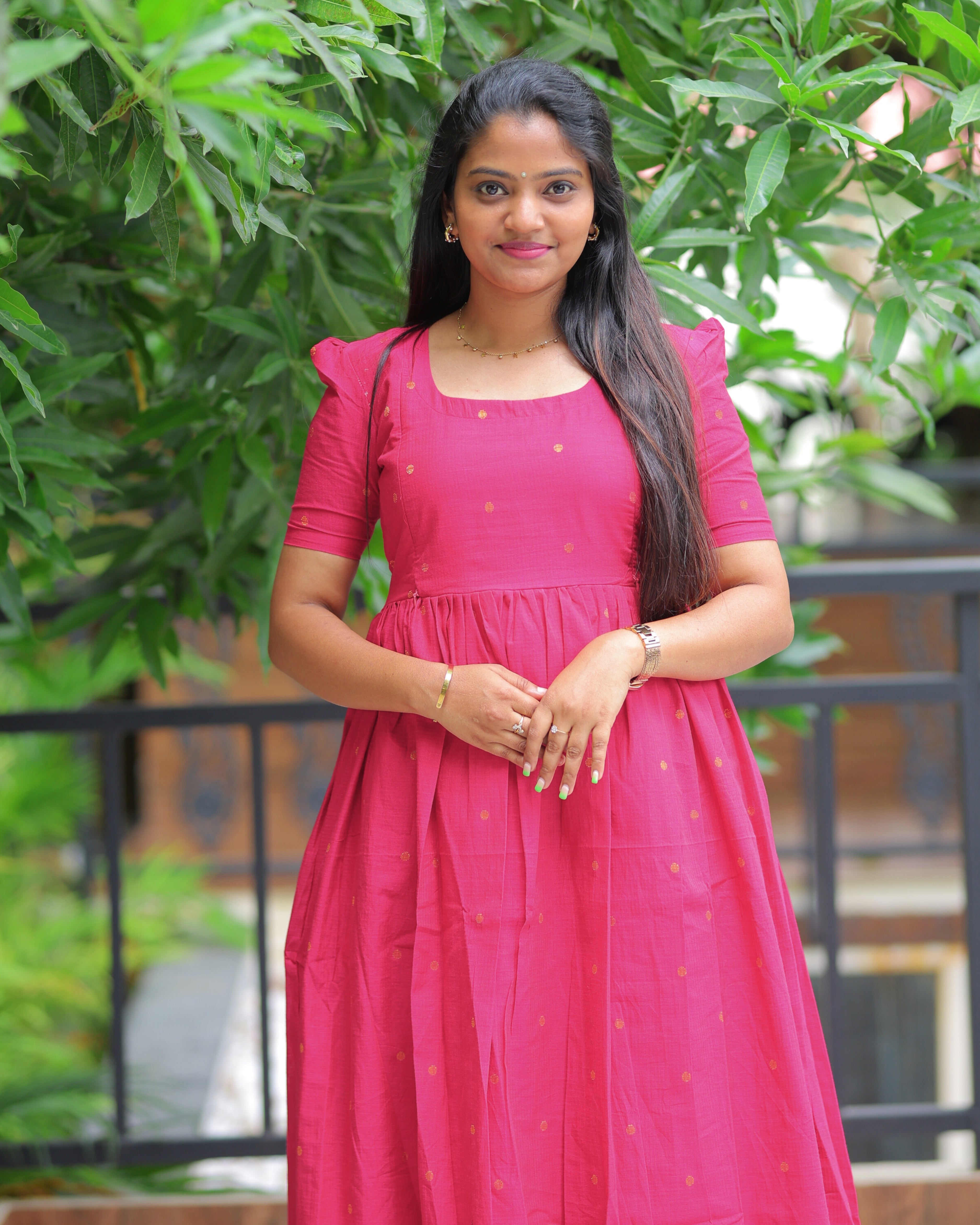 Kadhambari | Maternity Maxi with Full Lining [Double Side Zips]