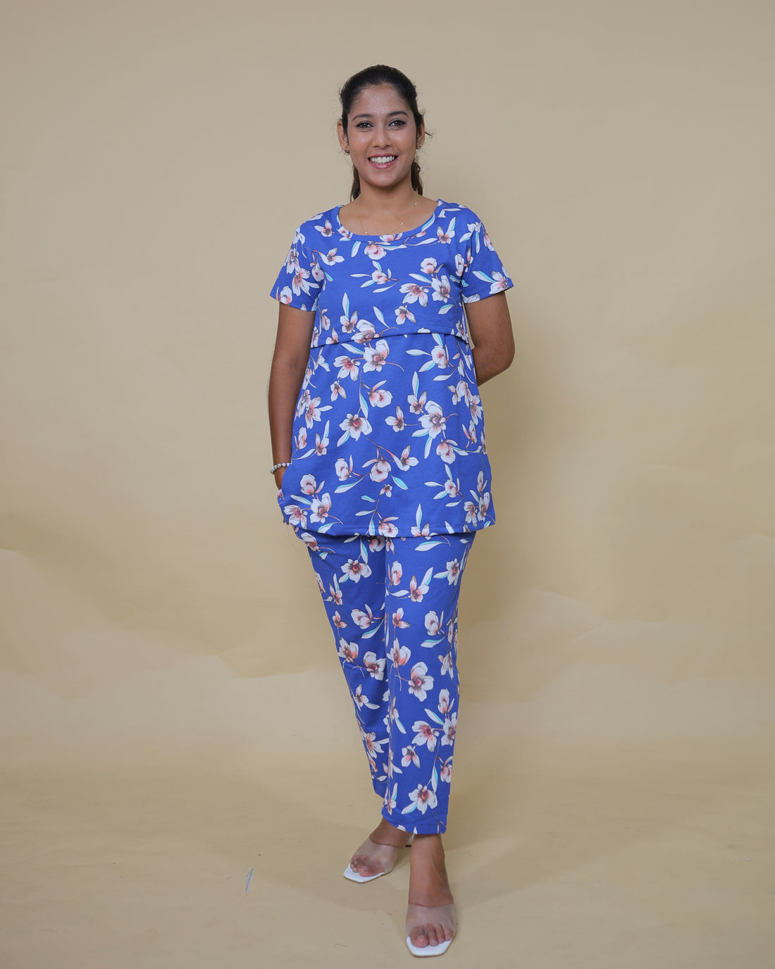 Fariha | Zipless Feeding Pant Set