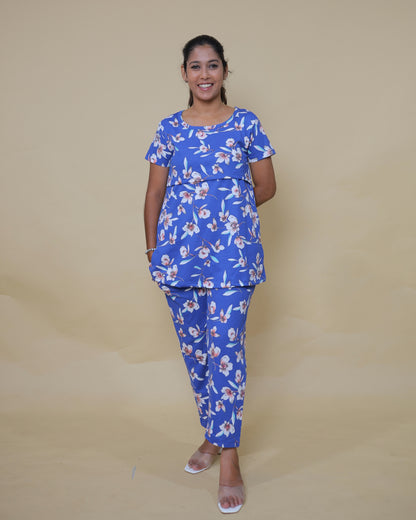 Fariha | Zipless Feeding Pant Set