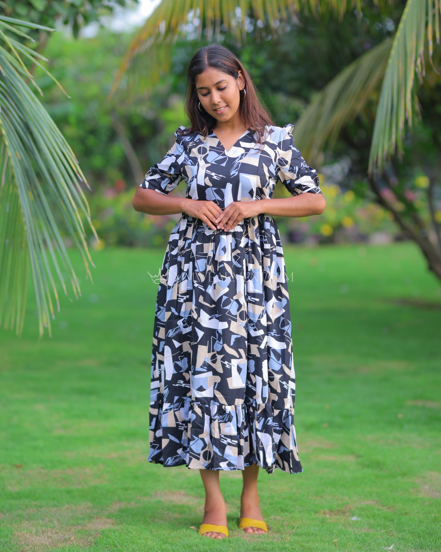 Rorshi | Maternity Maxi with Full Lining [Double Side Zips]