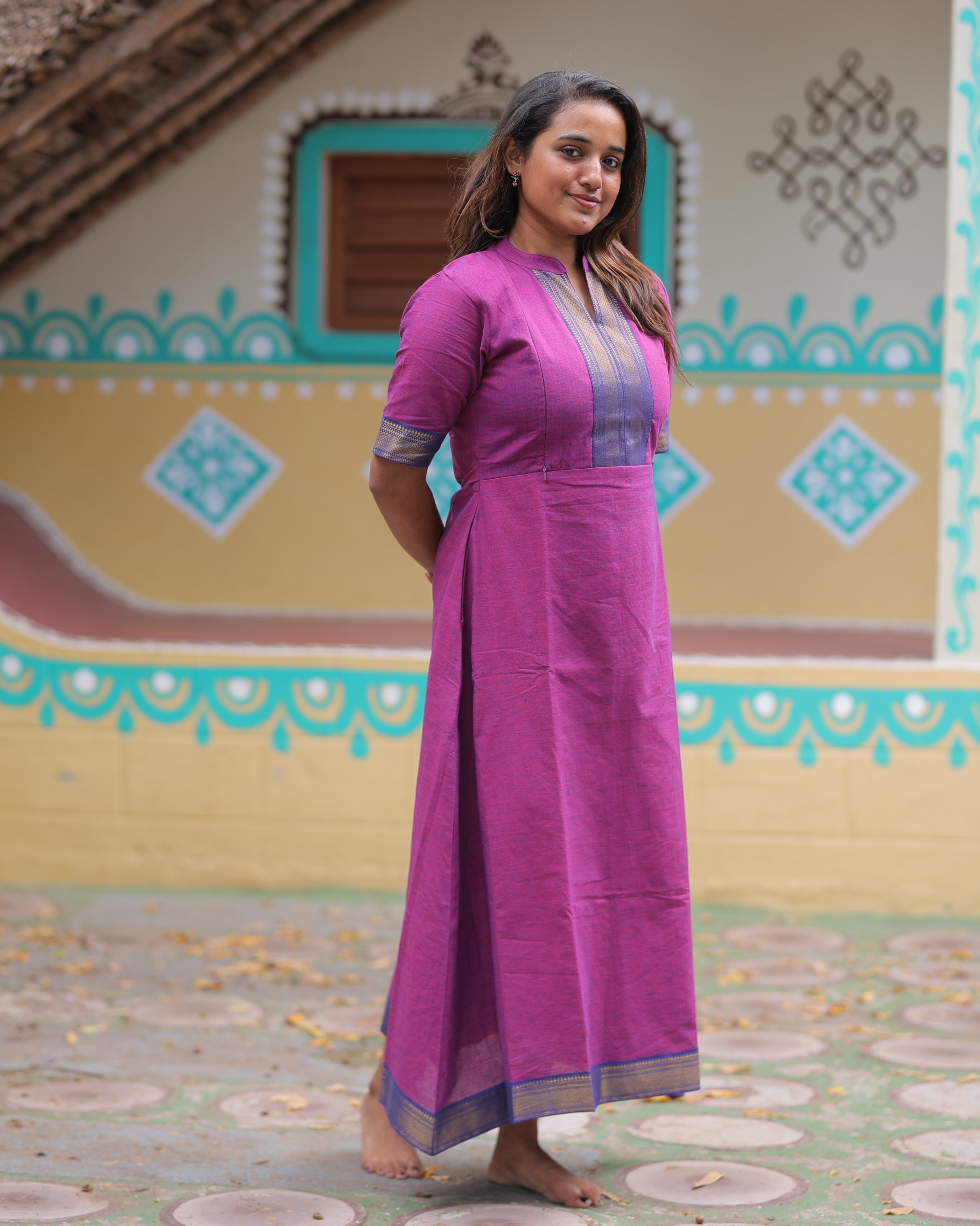 Mangai V2 | Maternity Maxi with Lining [Double Side Zips]