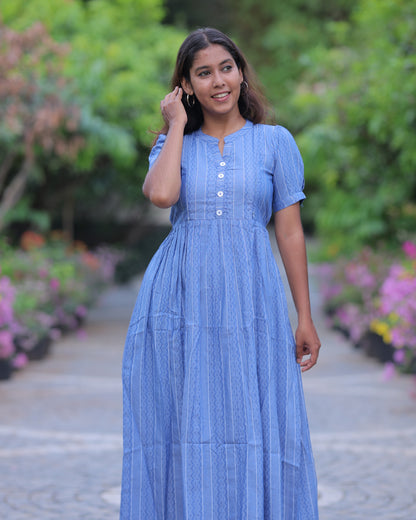 Ziva_V5 Maternity Maxi with Top Lining [Double Side Zips]