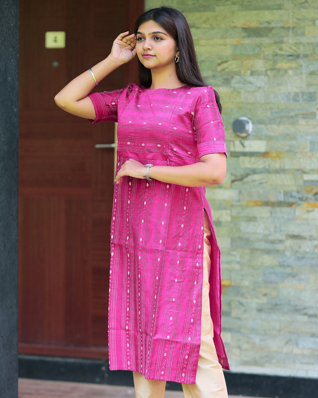 Rose_vilva | Maternity Kurti with Lining [TOP ONLY]