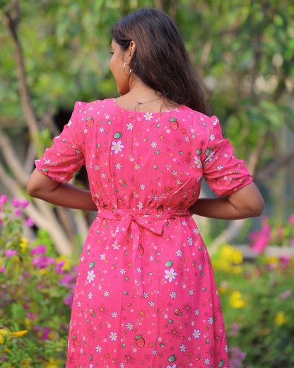 Good day Maxi with Lining [Center Zip]