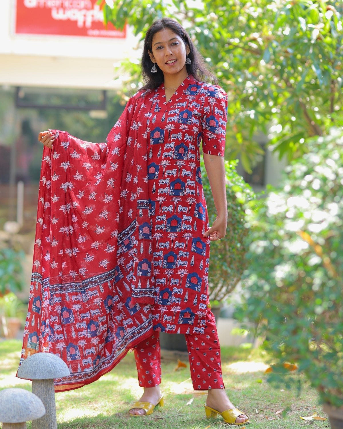 Trayi | Maternity Kurta Set with Lining