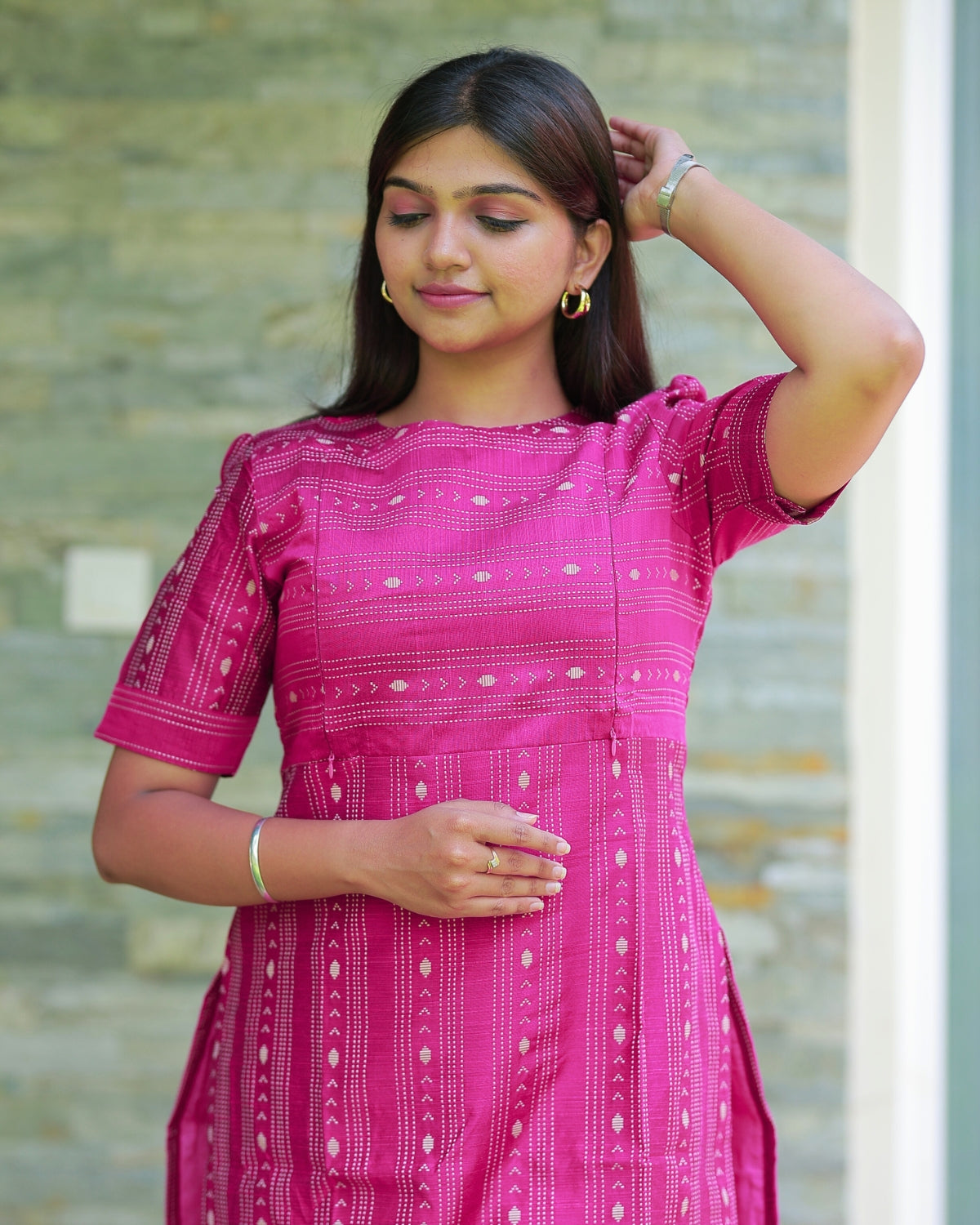 Rose_vilva | Maternity Kurti with Lining [TOP ONLY]