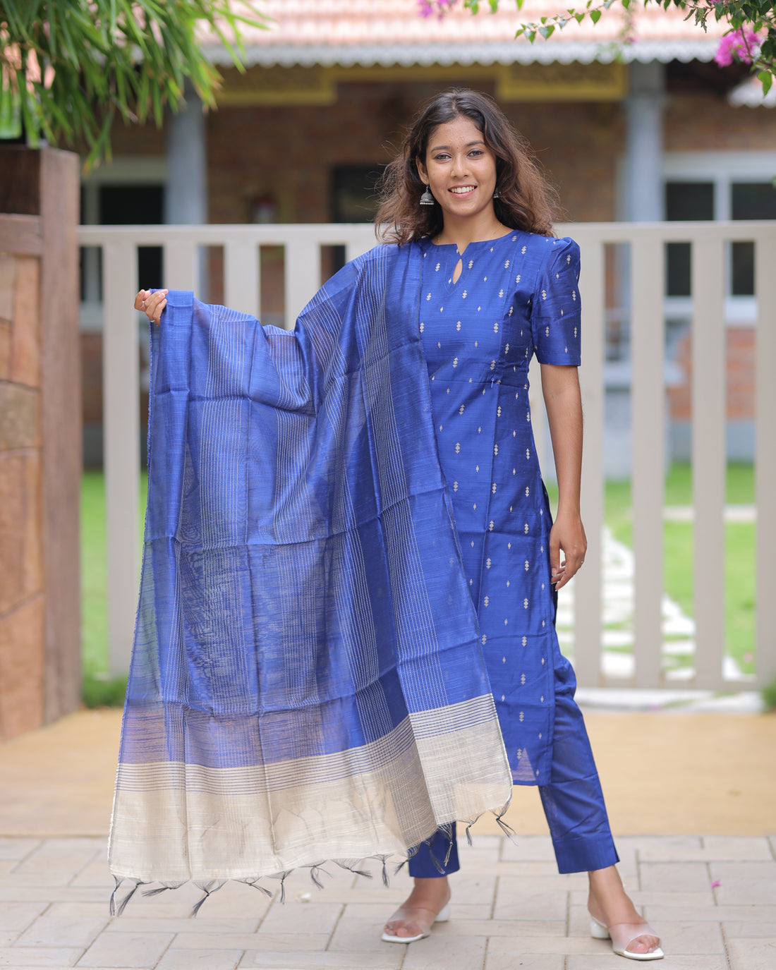 Tharagai | Maternity Kurti with Lining [TOP + PANT + DUPATTA]- DISPATCH DATE - SEP 15