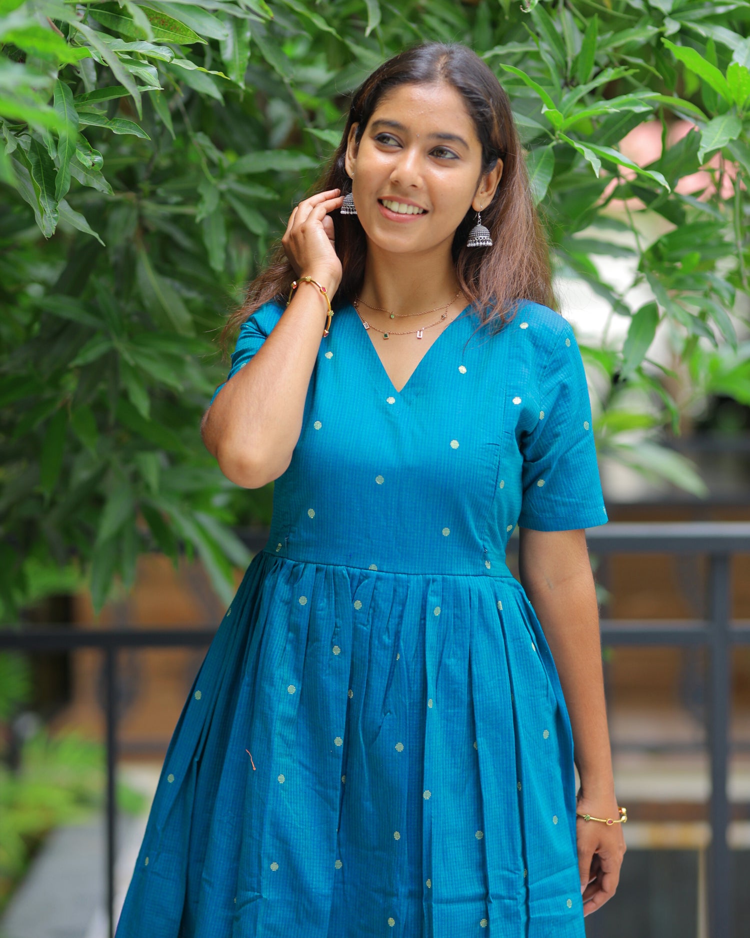 Madhavi | Maternity Maxi with Full Lining [Double Side Zips]