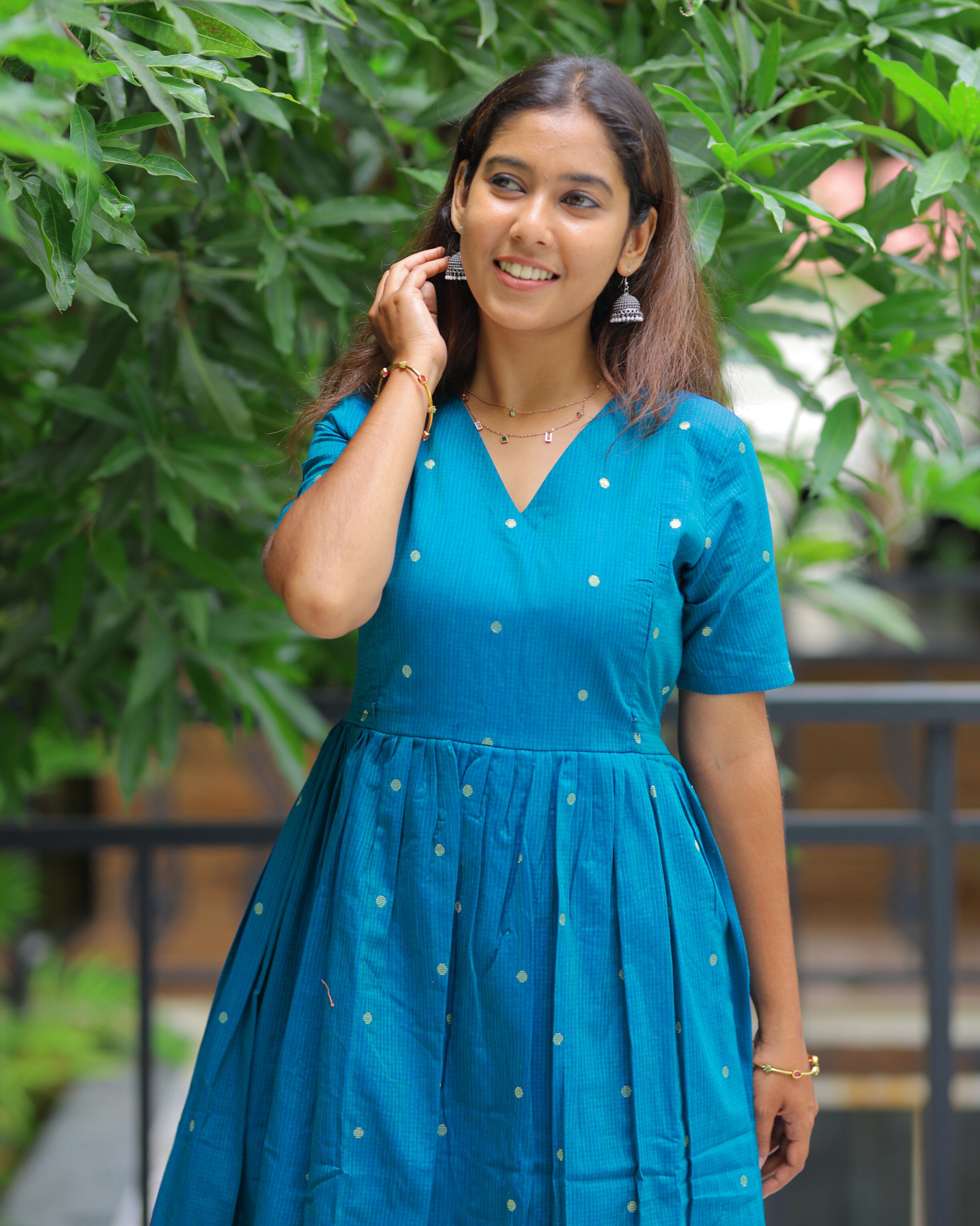 Madhavi | Maternity Maxi with Full Lining [Double Side Zips]