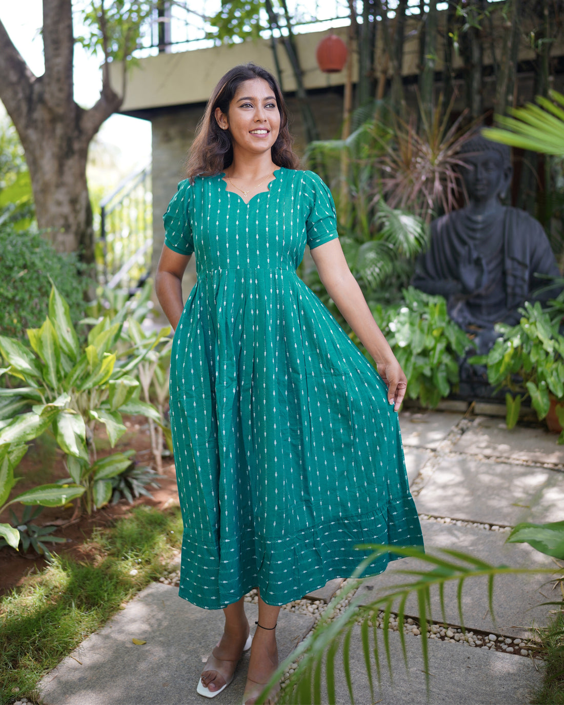 Priyanga | Maternity Maxi with Top Lining [Double Side Zips] - DISPATCH DATE _ SEP 01