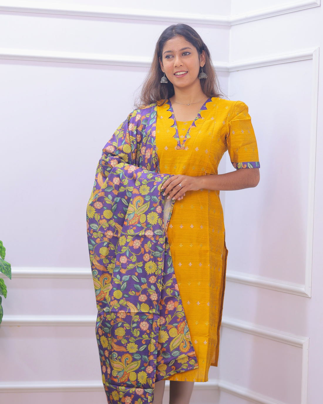 Narmadha | Maternity Kurti with Lining [TOP + DUPATTA]