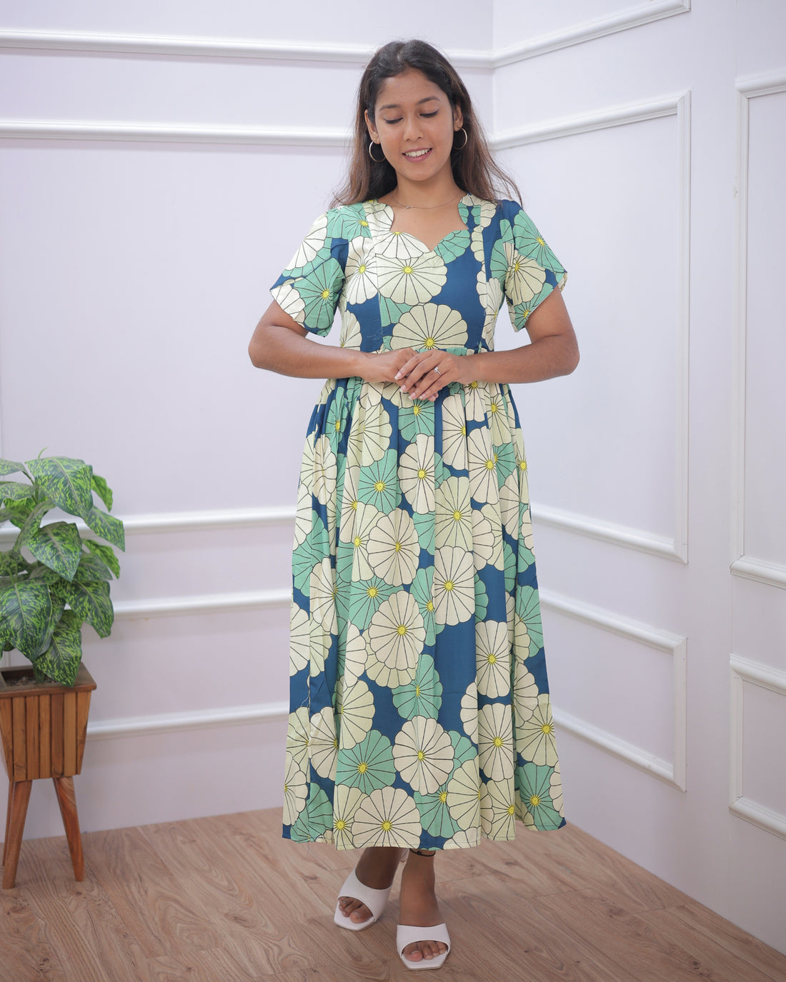 Blossom | Maternity Maxi [Double Side Zips]