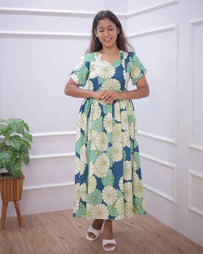Blossom | Maternity Maxi [Double Side Zips]