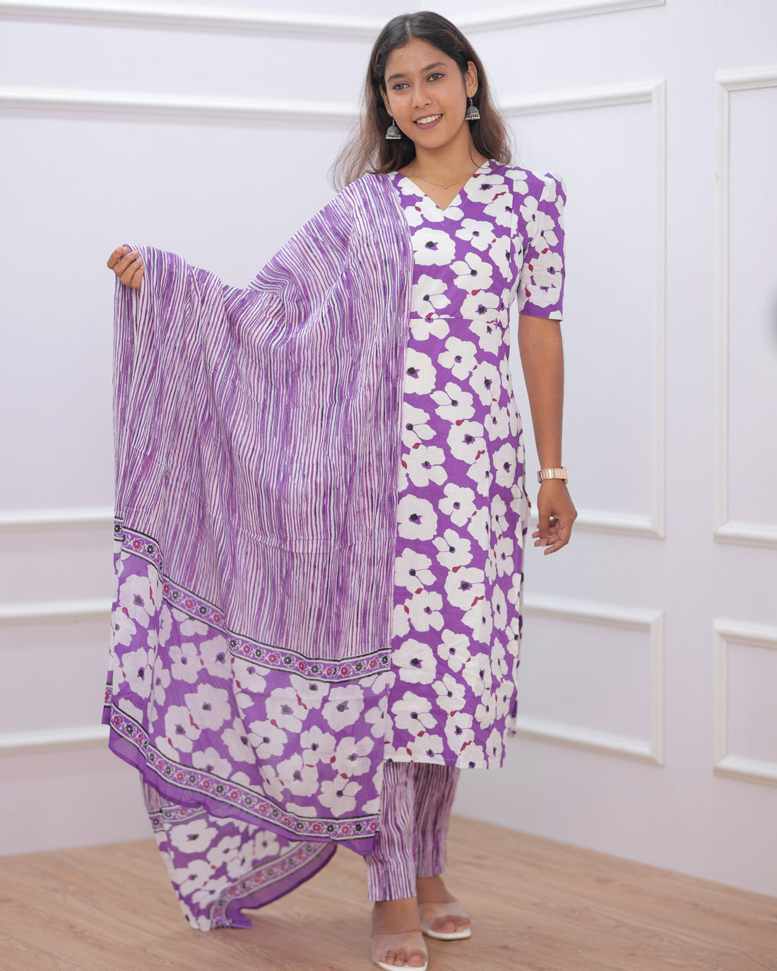 Aira | Maternity Kurti with Lining [TOP + PANT + DUPATTA]
