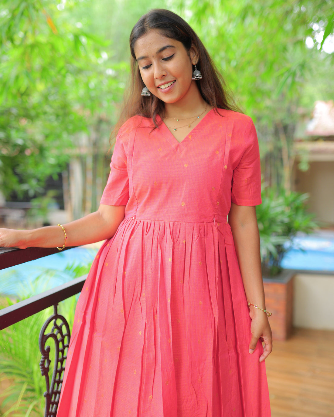 Aaradhana | Maternity Maxi with Full Lining [Double Side Zips]