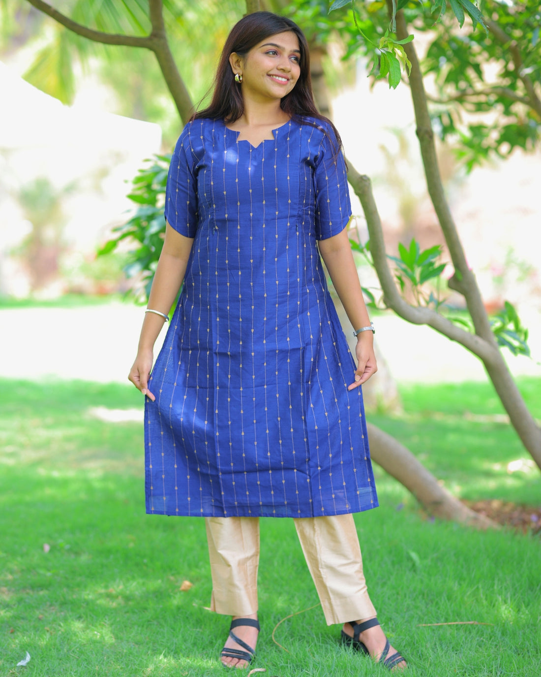 Royal_Thugil | Maternity Kurti with Lining [TOP ONLY]