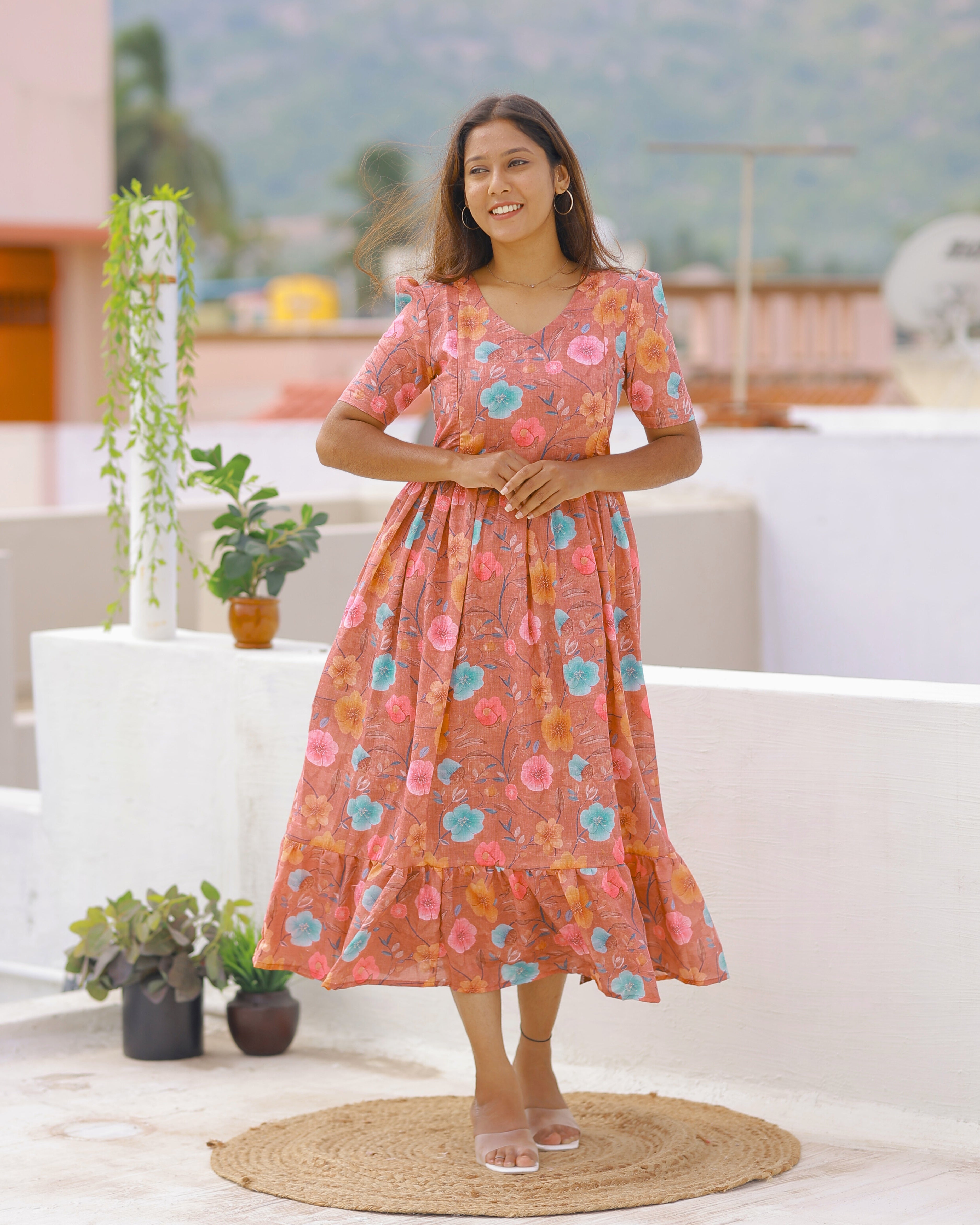 Aayana | Maternity Maxi with Full Lining [Double Side Zips]