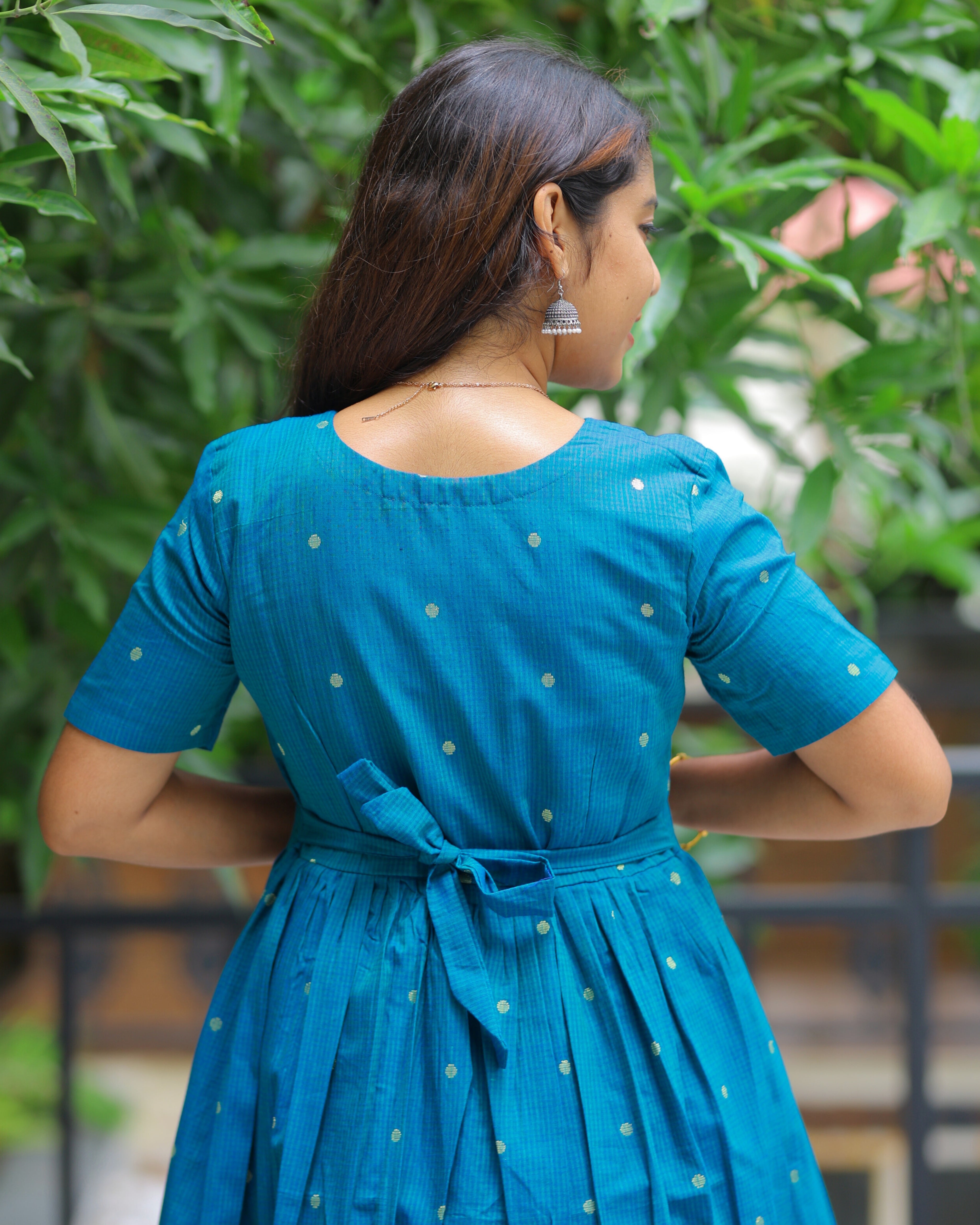 Madhavi | Maternity Maxi with Full Lining [Double Side Zips]