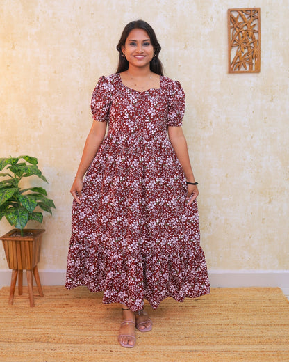 Tiny Floral | Maternity Kurti with Lining - RESTOCKED