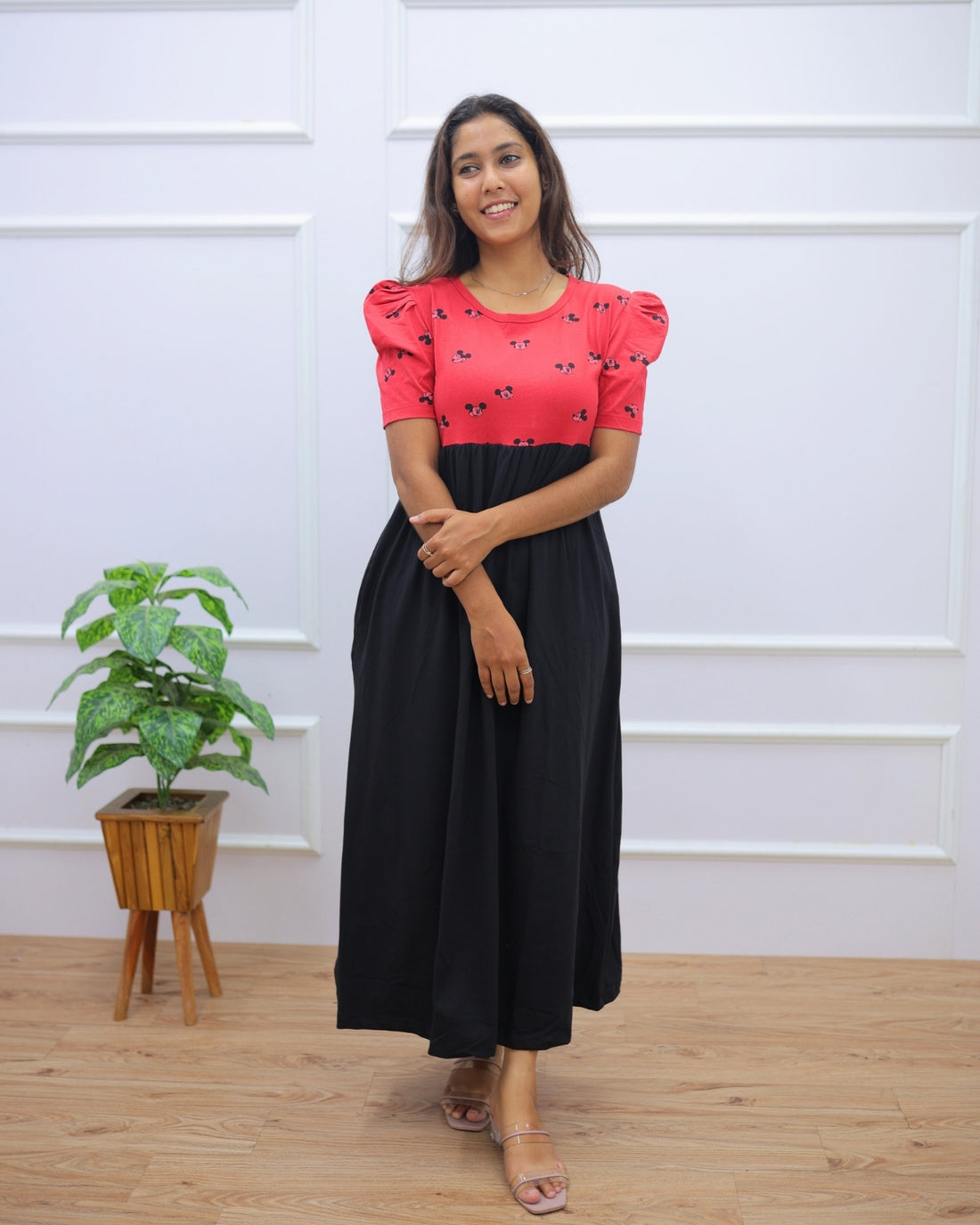 Qirat | Casual Non-Maternity Loungewear - Puff Sleeve | Full Length