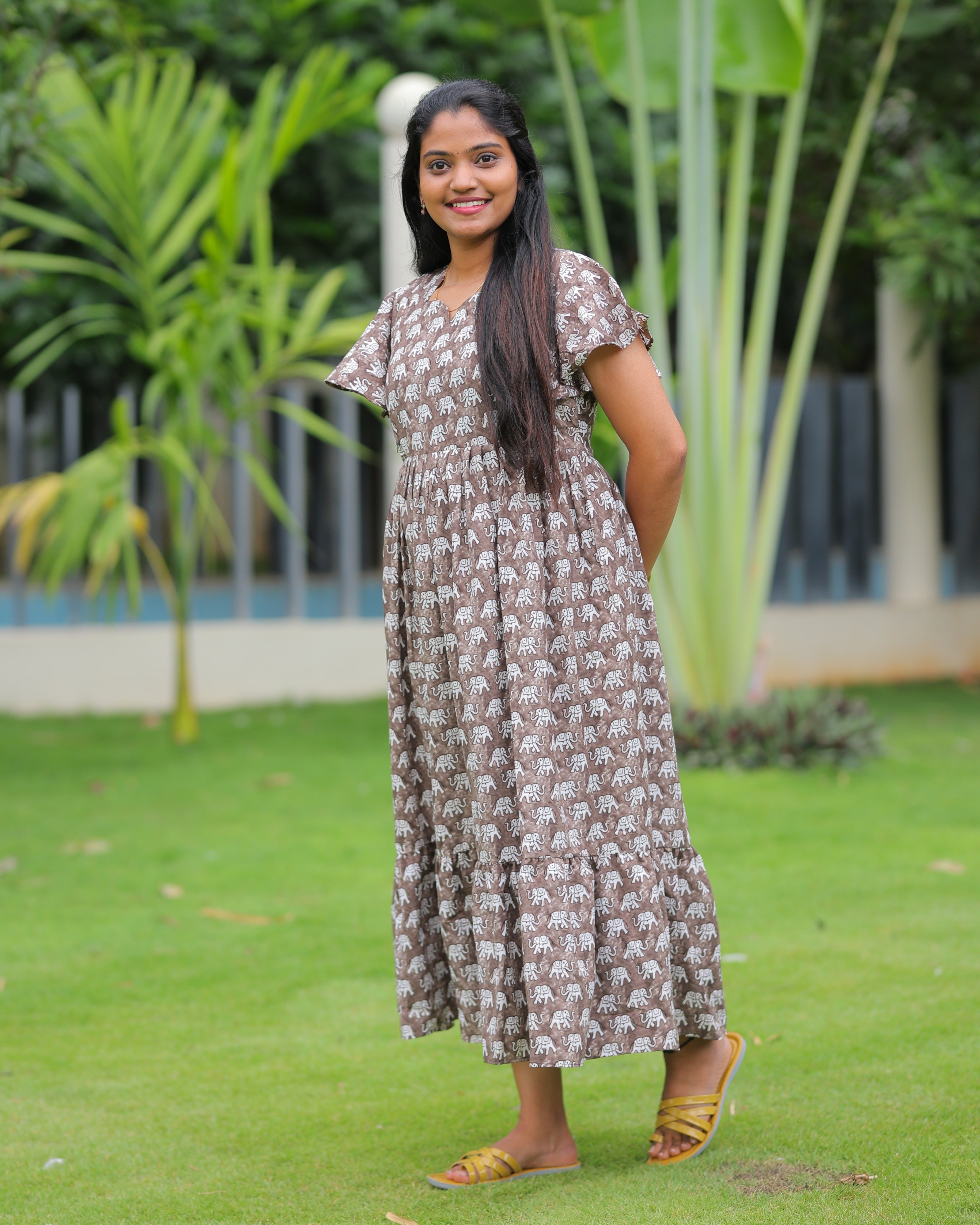 Little Mee | Maternity Maxi [Double Side Zips]