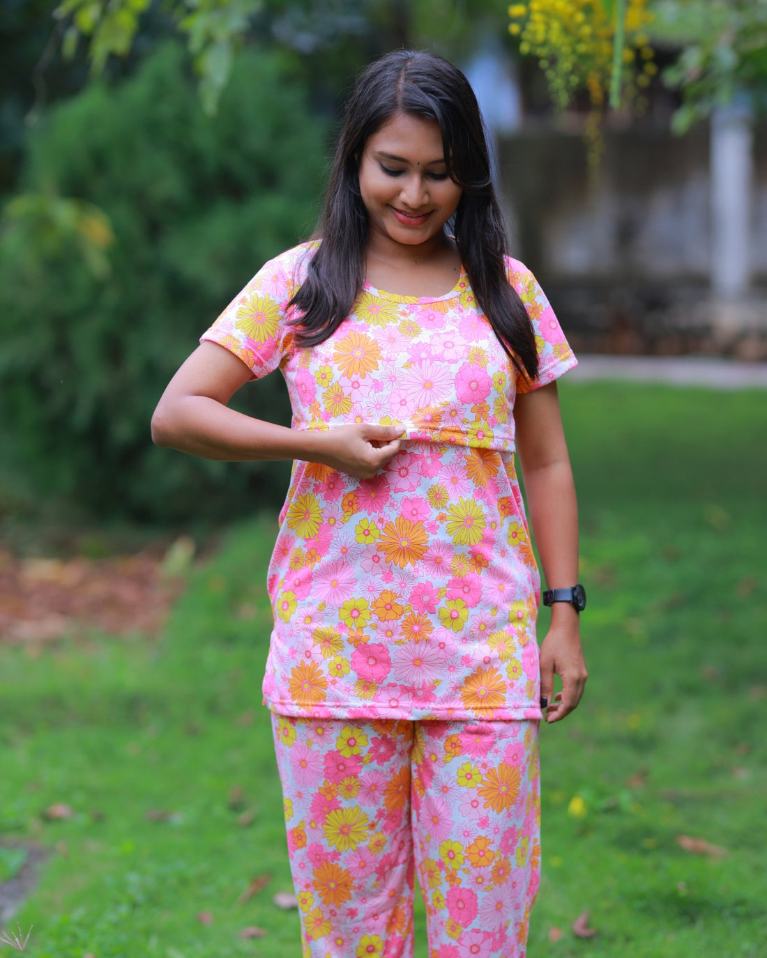 Disha | Zipless Feeding Pant Set