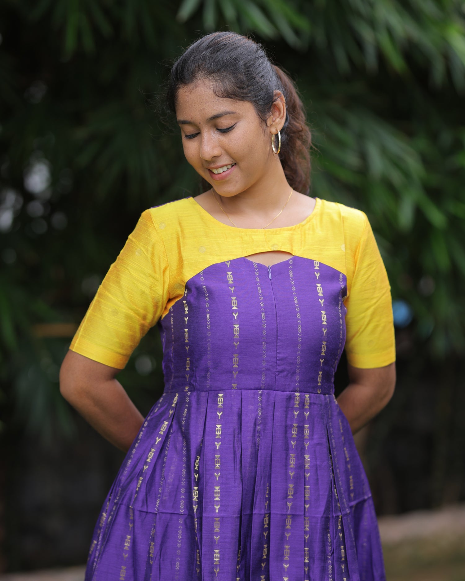 Manimegalai | Maternity Maxi with Full Lining [Center Zip]