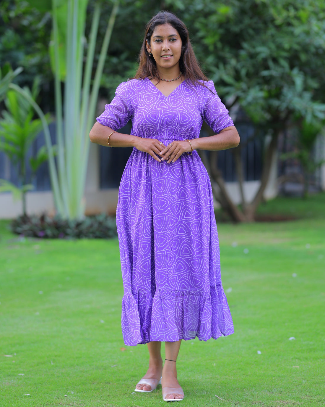 Purni | Maternity Maxi with Full Lining [Center Zip]