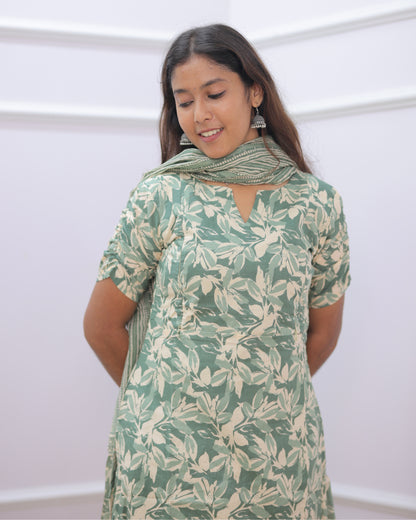 Siya | Maternity Kurti with Lining [TOP + PANT + DUPATTA]