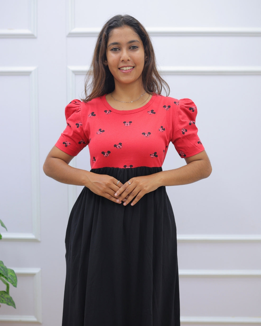 Qirat | Casual Non-Maternity Loungewear - Puff Sleeve | Full Length